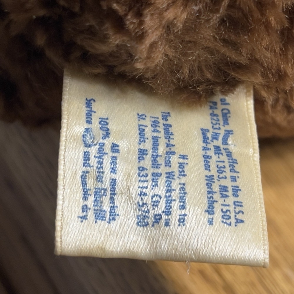 NWT Build-A-Bear Workshop Centennial II Series Limited Edition Brown Teddy Bear - Picture 10 of 10